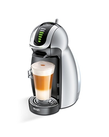 DeLonghi EDG 466.S Nescafé Dolce Gusto Genio Kaffeekapselmaschine (1600 Watt, automatisch) silber -