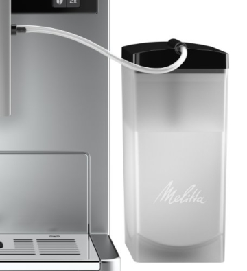 Melitta E 970-101 silber Kaffeevollautomat Caffeo CI (One-Touch-Funktion, LCD-Display, Milchbehälter,  Cappuccinatore) - 