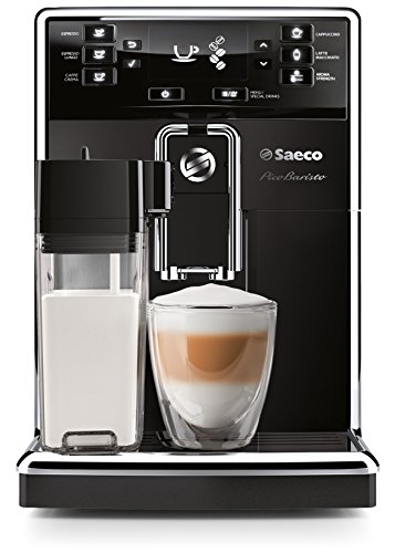 Saeco PicoBaristo HD8925/01 Kaffeevollautomat (integriertes Milchsystem, AquaClean-Filter) schwarz - 