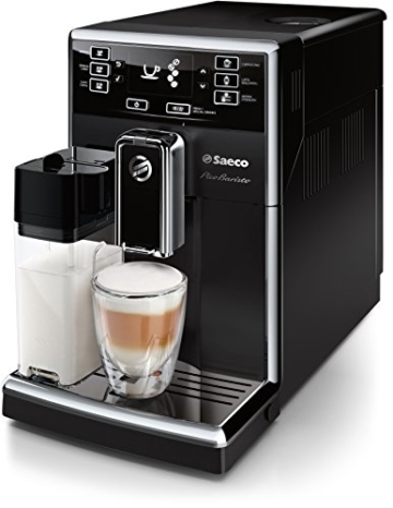 Saeco PicoBaristo HD8925/01 Kaffeevollautomat (integriertes Milchsystem, AquaClean-Filter) schwarz -
