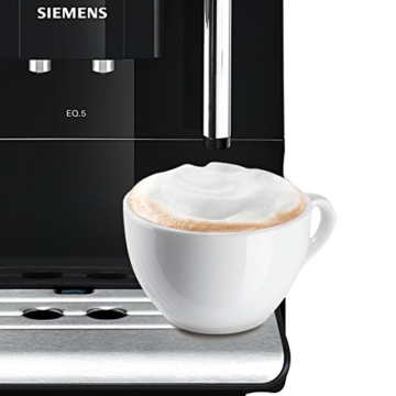 Siemens TE501505DE Kaffeevollautomat EQ.5 (1600 W, Dampfdüse) schwarz - 