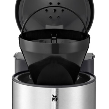 WMF Stelio 6130241110 Aroma Kaffeemaschine, (1000 Watt, mit Glakanne), schwarz/edelstahl - 
